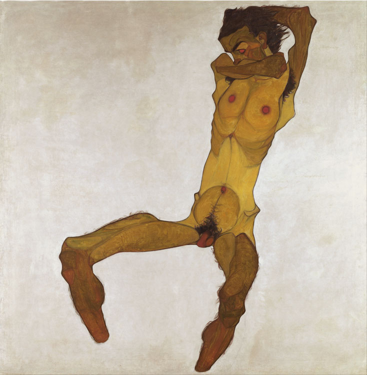 Seated Male Nude (mk12)